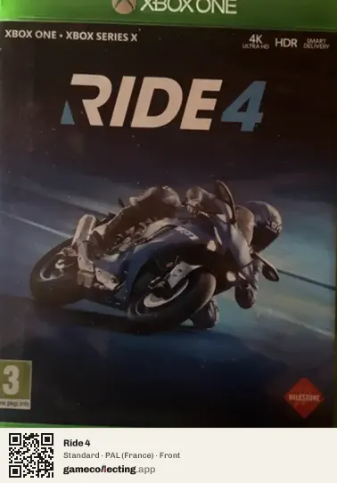 Ride 4 Xbox One, France box front