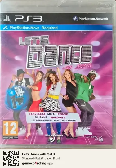 Let's Dance with Mel B PlayStation 3, France box front