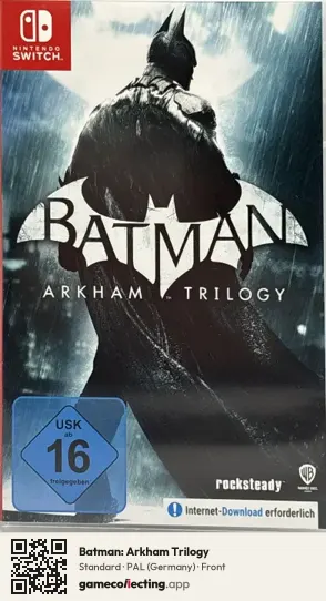 Batman: Arkham Trilogy Nintendo Switch, Germany box front