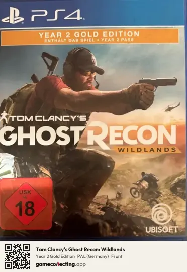 Tom Clancy's Ghost Recon: Wildlands PlayStation 4, Germany box front