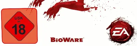 Dragon Age: Origins, the USK square on its front