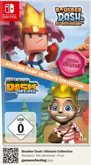 Boulder Dash: Ultimate Collection Nintendo Switch, Germany box front