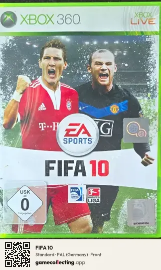 FIFA 10 Xbox 360, Germany box front