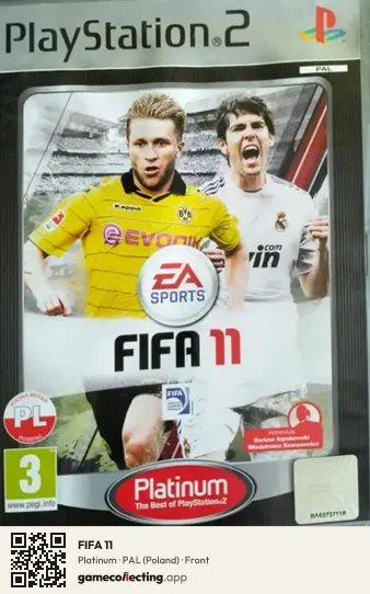 FIFA 11 PlayStation 2, Poland box front
