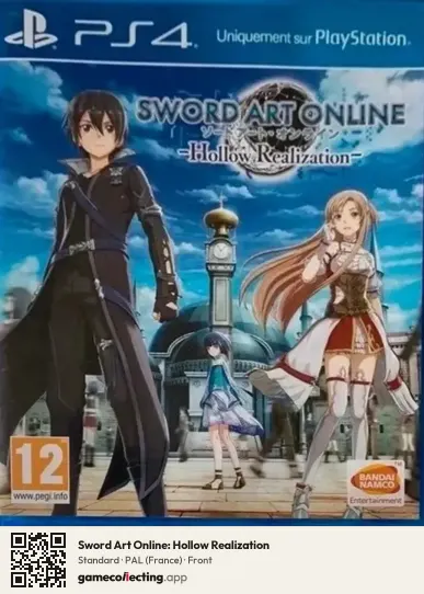 Sword Art Online: Hollow Realization PlayStation 4, France box front