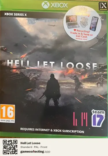 Hell Let Loose Xbox Series X, PAL box front