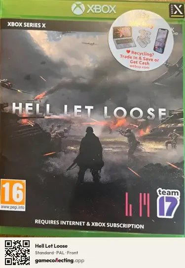 Hell Let Loose Xbox Series X, PAL box front