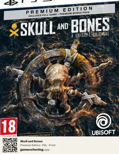 Skull and Bones PlayStation 5, PAL box front