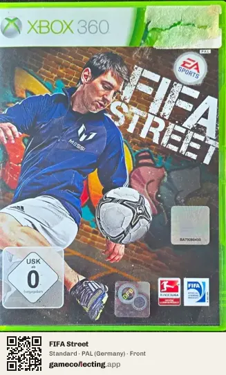 FIFA Street Xbox 360, Germany box front