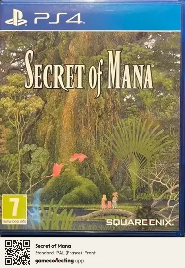 Secret of Mana PlayStation 4, France box front