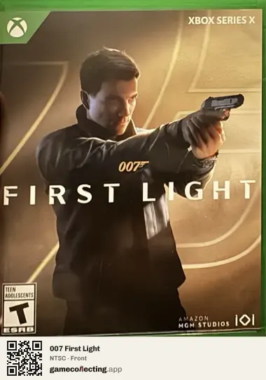007 First Light Xbox Series X, NTSC box front