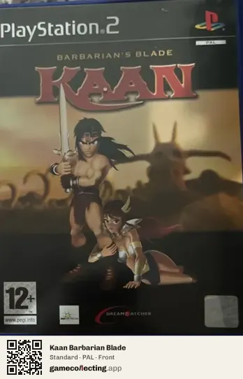 Kaan Barbarian Blade PlayStation 2, PAL box front