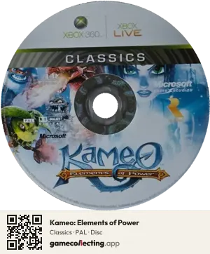 Kameo: Elements of Power Xbox 360, PAL disc