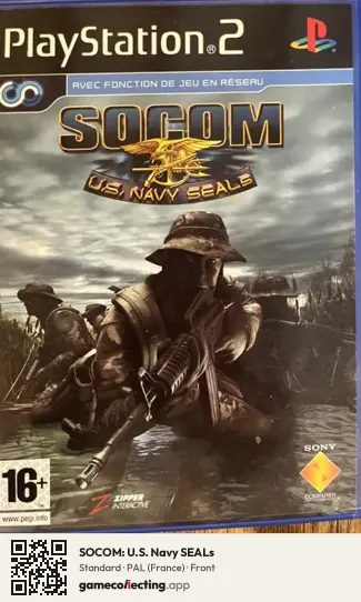 SOCOM: U.S. Navy SEALs PlayStation 2, France box front