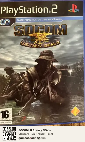 SOCOM: U.S. Navy SEALs PlayStation 2, France box front