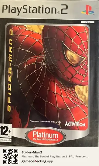 Spider-Man 2 PlayStation 2, France box front
