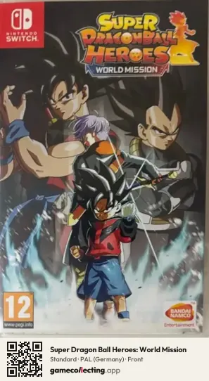 Super Dragon Ball Heroes: World Mission Nintendo Switch, Germany box front