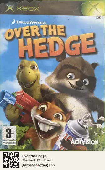 Over the Hedge Xbox, PAL box front