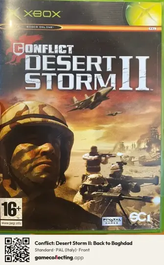 Conflict: Desert Storm II: Back to Baghdad Xbox, Italy box front