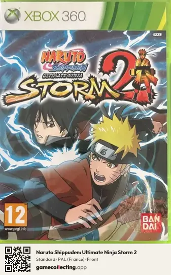 Naruto Shippuden: Ultimate Ninja Storm 2 Xbox 360, France box front