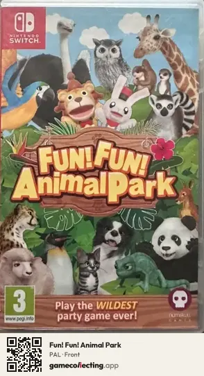 Fun! Fun! Animal Park Nintendo Switch, PAL box front