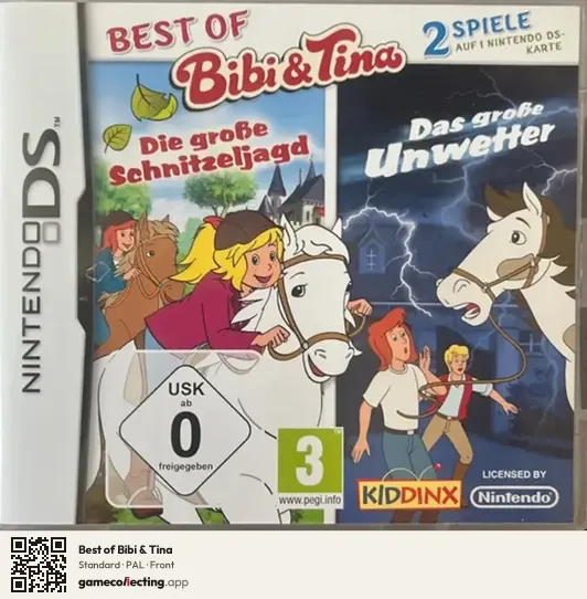 Best of Bibi & Tina Nintendo DS, PAL box front