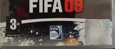 FIFA 08, the PEGI square on its front