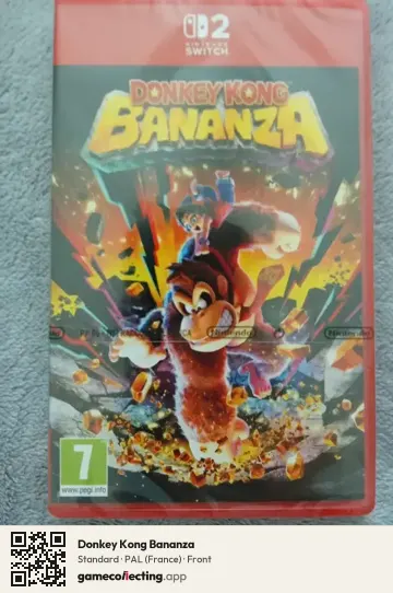 Donkey Kong Bananza Nintendo Switch 2, France box front