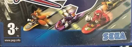 Sonic Riders, the PEGI square on its front
