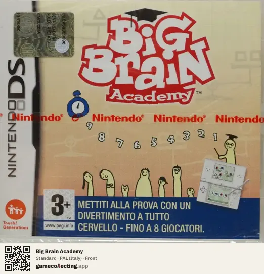 Big Brain Academy Nintendo DS, Italy box front