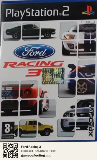 Ford Racing 3 PlayStation 2, Italy box front