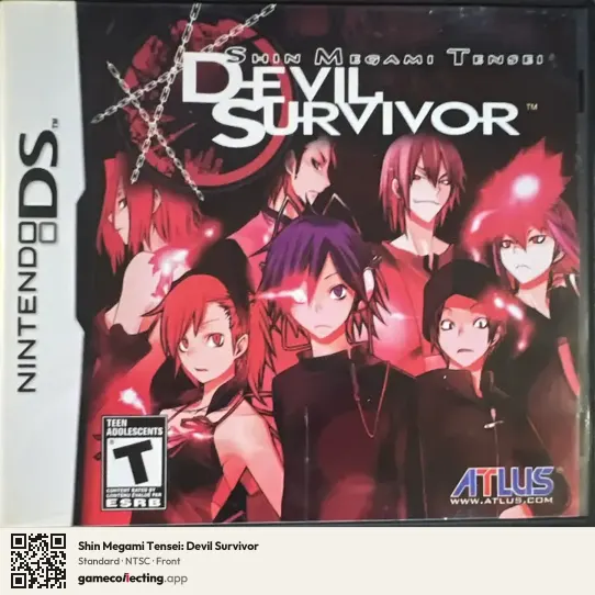 Shin Megami Tensei: Devil Survivor Nintendo DS, NTSC box front