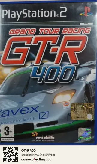 GT-R 400 PlayStation 2, Italy box front