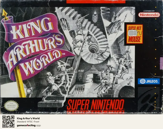 King Arthur's World Super Nintendo Entertainment System, NTSC box front