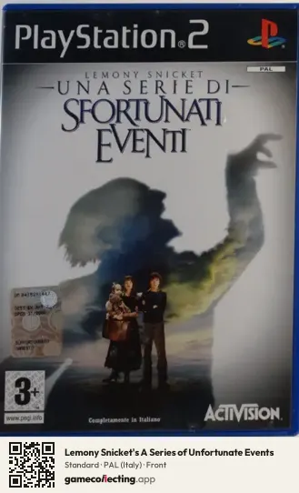 Lemony Snicket's A Series of Unfortunate Events PlayStation 2, Italy box front