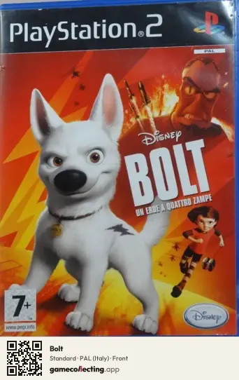 Bolt PlayStation 2, Italy box front