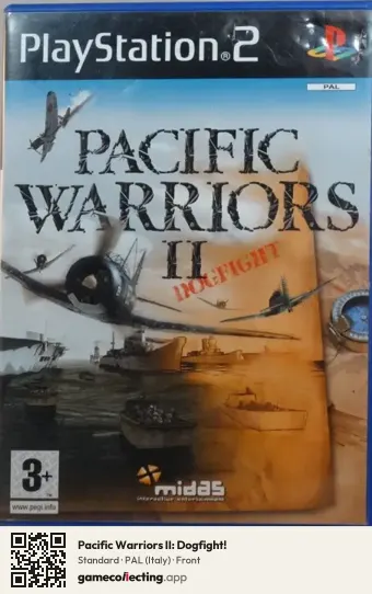 Pacific Warriors II: Dogfight! PlayStation 2, Italy box front