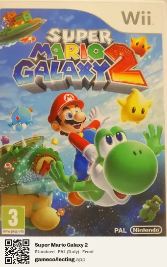 Super Mario Galaxy 2 Nintendo Wii, Italy box front
