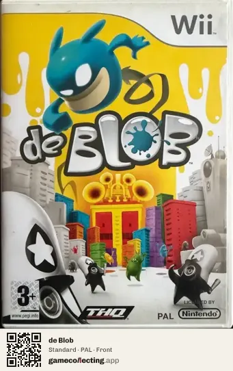 de Blob Nintendo Wii, PAL box front