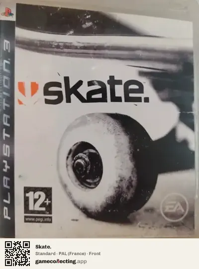 Skate. PlayStation 3, France box front
