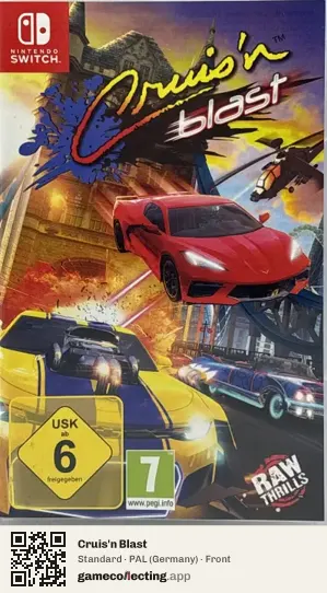 Cruis'n Blast Nintendo Switch, Germany box front