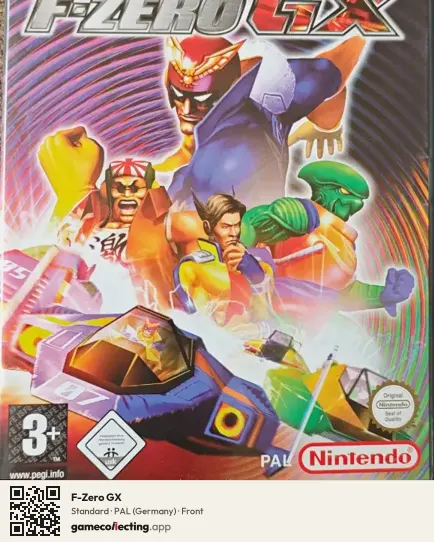 F-Zero GX Nintendo GameCube, Germany box front