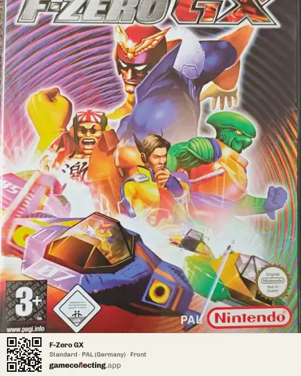 F-Zero GX Nintendo GameCube, Germany box front