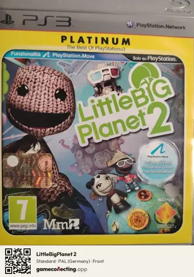 LittleBigPlanet 2 PlayStation 3, Germany box front