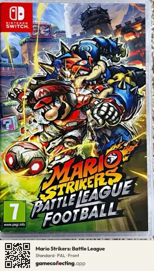 Mario Strikers: Battle League Nintendo Switch, PAL box front