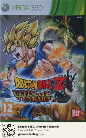 Dragon Ball Z: Ultimate Tenkaichi Xbox 360, France box front