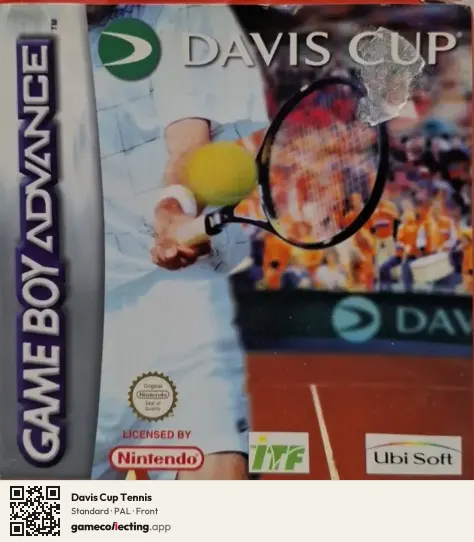 Davis Cup Tennis Game Boy Advance, PAL box front