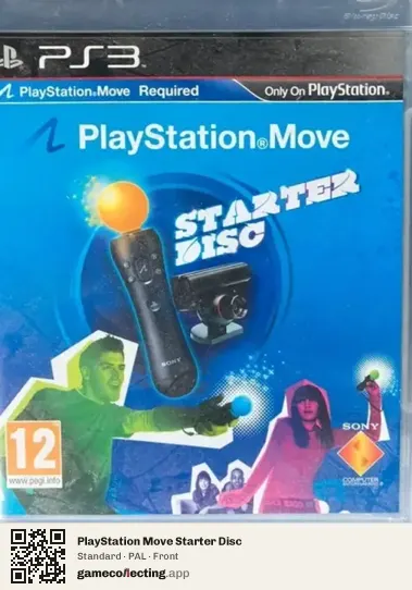 PlayStation Move Starter Disc PlayStation 3, PAL box front
