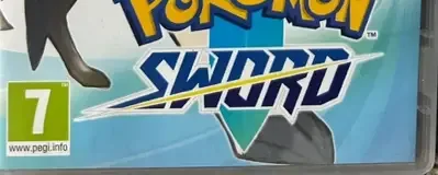 Pokémon Sword, the PEGI square on its front