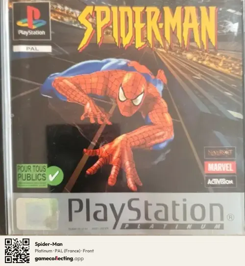 Spider-Man PlayStation, France box front